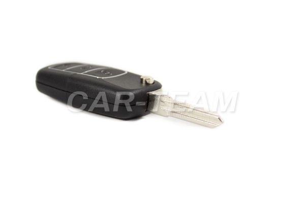 Ключ выкидной в стиле Volkswagen с платой (черный) на Лада Приора, Калина, Гранта