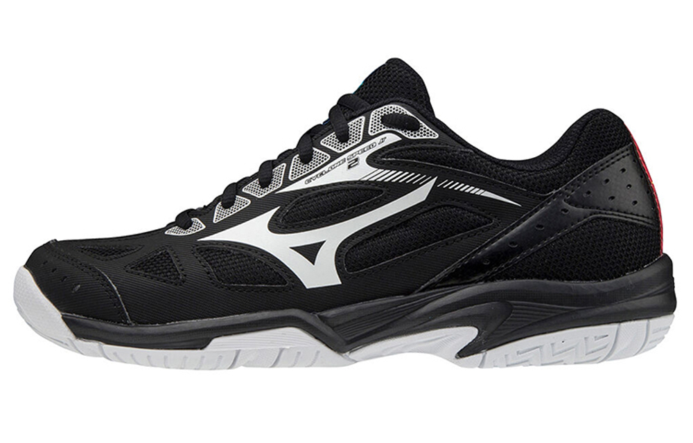 Mizuno Cyclone Speed 2 Volleyball Shoes Men"s Low top Black/White/Red