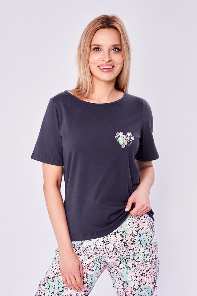 Темно-синяя футболка Spring