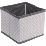 Короб - органайзер складной для хранения вещей «ЭКЛАТТ», цвет пыльно - серый, 15*15*13см