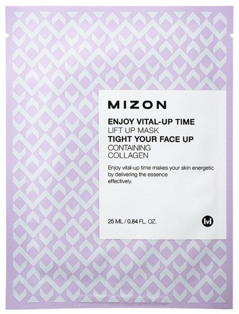 Mizon Enjoy Vital-Up Time Lift Up Mask подтягивающая тканевая маска 25мл