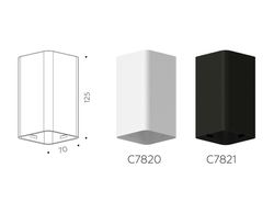 Ambrella Корпус светильника накладной для насадок 70*70mm MR16 Корпуса 70x70mm C7820