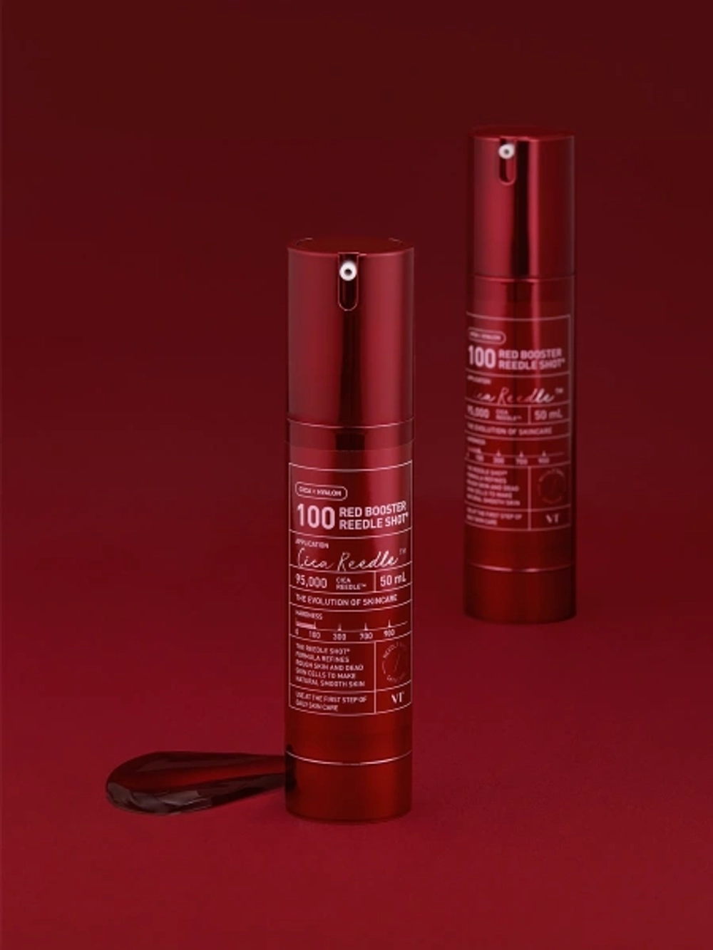 VT Cosmetics Red Booster Reedle Shot 100,Антиоксидантная бустер-сыворотка с микроиглами 50 мл