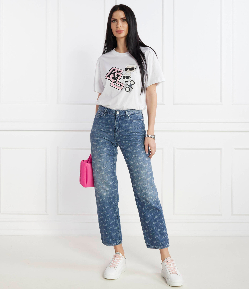 Джинсы karl aop gf Karl Lagerfeld - голубой(240W1108)