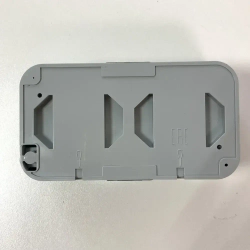 Розетка двухместная, уличная, влагозащищенная, открытой установки 16А, IP54 с заземлением, серия ПР, с прозрачной крышкой