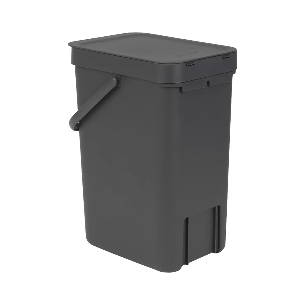 Brabantia Контейнер для мусора Sort & Go 12л, серый 109805