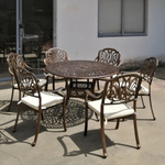 Мебель из литого алюминия Palermo 6, светло-бежевый