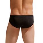 Мужские трусы брифы черные GAUVINE 2007
