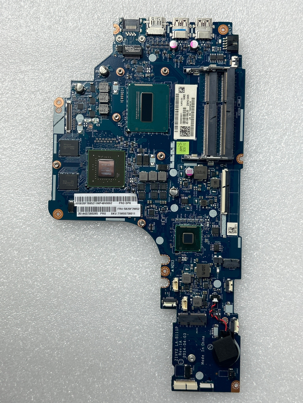 Материнская плата для ноутбука Lenovo Y50-70 W8S 4700 DIS 4G Pro (5B20F78852), оригинал