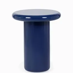Кофейный стол Stewart Ø46х55 см, синий глянец