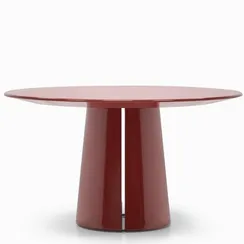 Обеденный стол Cargo Ø135 см, красный глянец
