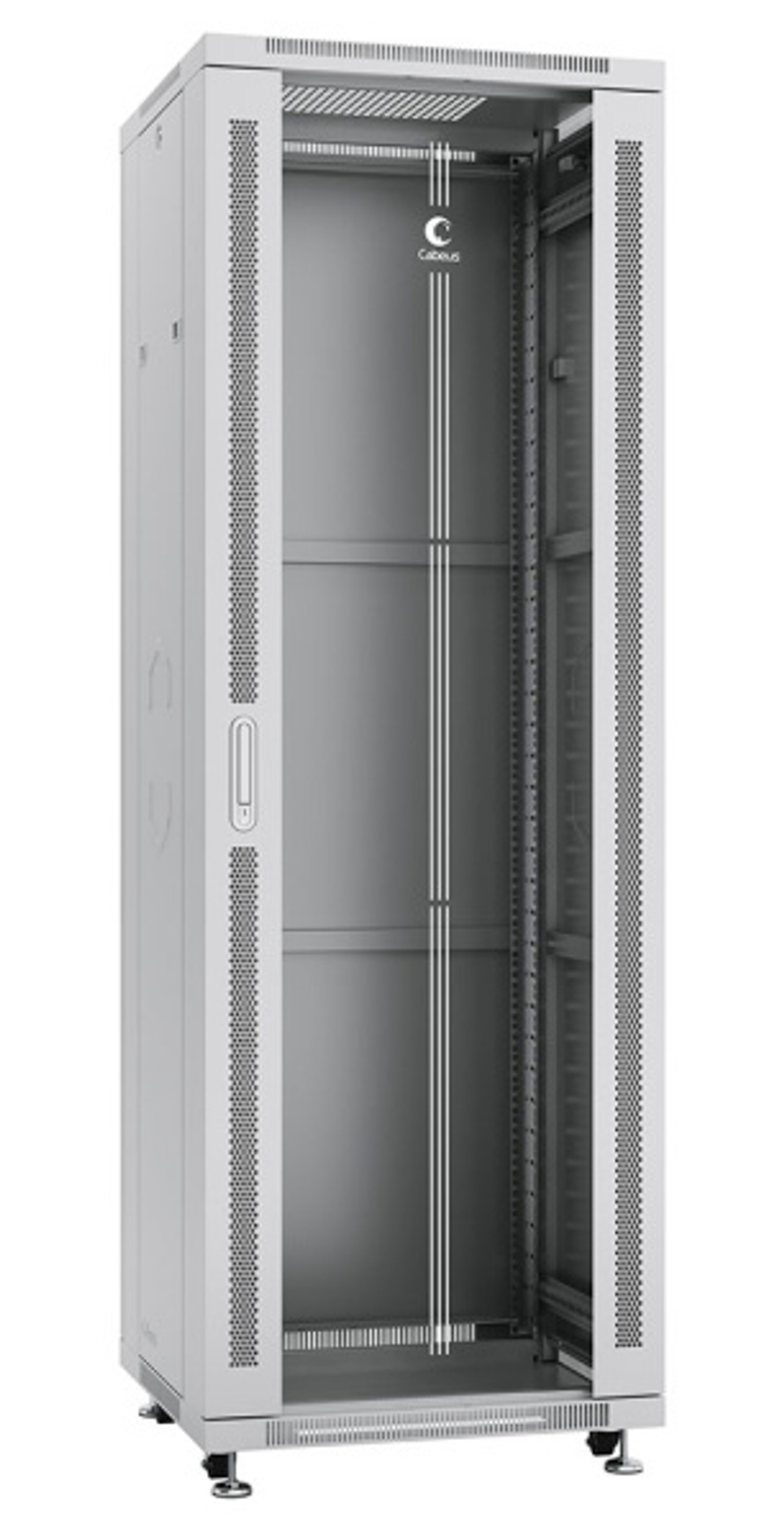 Шкаф напольный 19", 37U Cabeus SH-05C-37U60/60