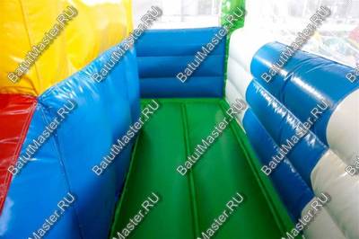Коммерческий надувной батут "Радужный город" 12*6*3 м