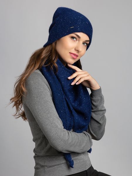 LUCY  шарф-платок  синий