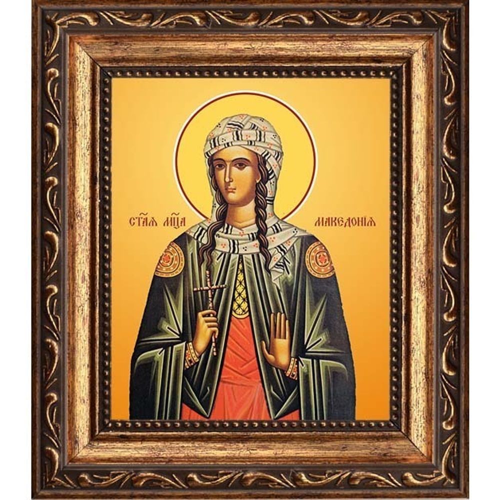 Македония Смирнская мученица. Икона на холсте.