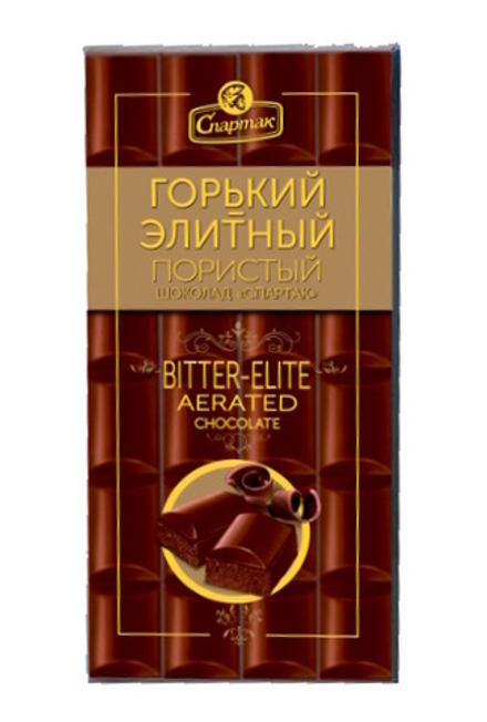 Шоколад "Спартак" 70г. пористый Горький-элитный