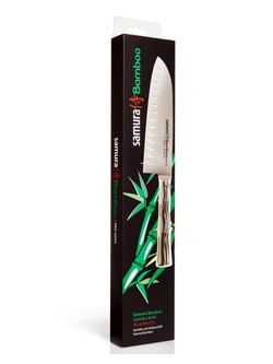 Нож кухонный стальной Сантоку Samura BAMBOO SBA-0094