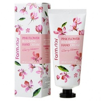 Крем для рук с вишневым цветом FarmStay Pink Flower Blooming Hand Cream Cherry Blossom 100мл