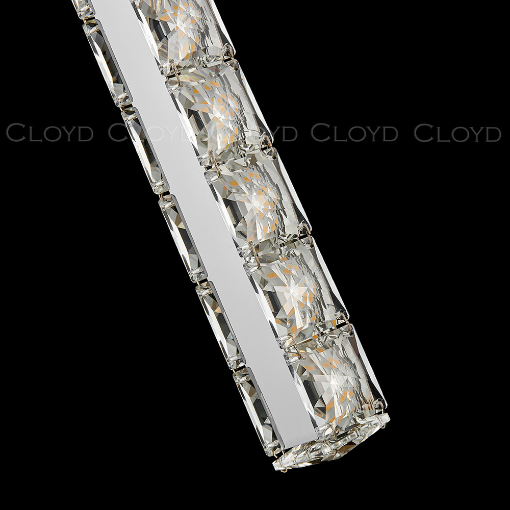 Подвесной светильник Cloyd ELATA P1 / выс. 38 см - хром (арт.11559)