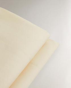 Zara Home - Простыня из ситца (200 нитей), бежевый, 290x280 см