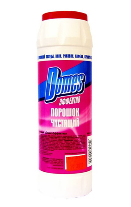 Чистящий порошок "AquaSan" Домес-Эффектив с отбеливающим эффектом 500г. Аквасан