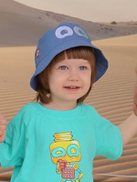 Панама детская солнцезащитная для девочек и мальчиков со светоотражающим эффектом CROOT