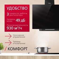 Наклонная вытяжка Hansa OKP653SBH