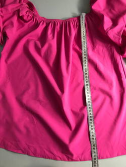 Блузка яркая, в Барби-стиле и оттенке 44 размер