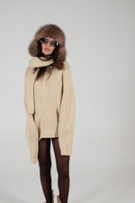 Джемпер с шарфом FOXY