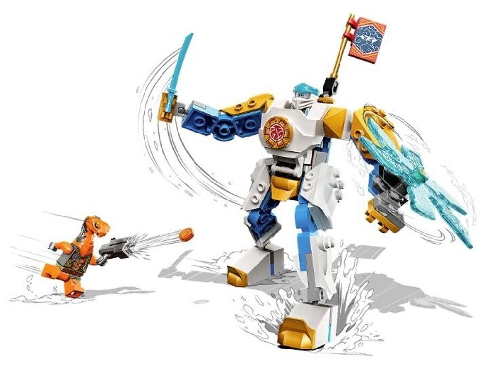 Конструктор LEGO NINJAGO 71761 Могучий робот ЭВО Зейна