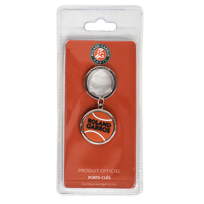 Брелок Roland Garros Rubber Tennis Ball Key Ring - clay
