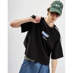 Футболка SoWhat? Logo укороченная черная