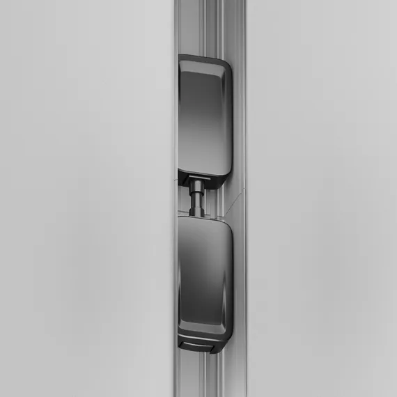 Коннектор питания прямой Radity встраиваемый черный Technical tra084c-b-12