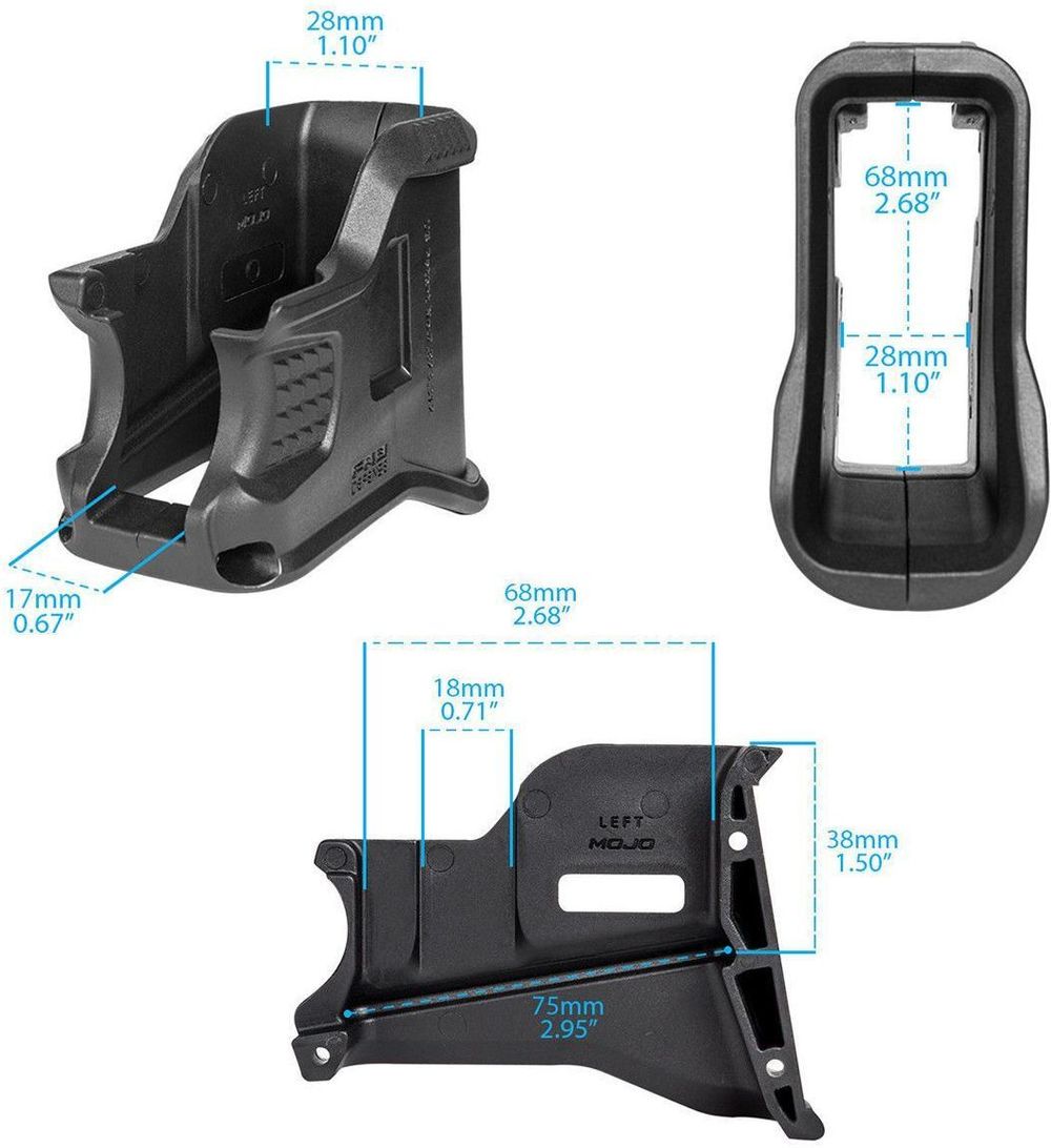 Накладка на рукоятку MOJO Cavalier, FAB Defense