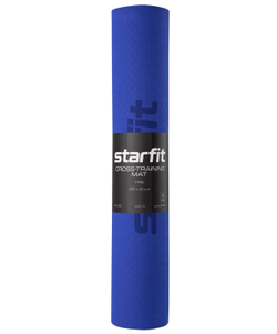 Коврик для йоги STARFIT FM-201 TPE 183x61x0,4 см, темно-син/синий