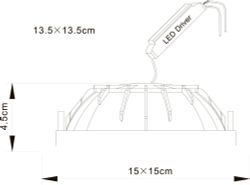 Встраиваемый светильник Arte Lamp