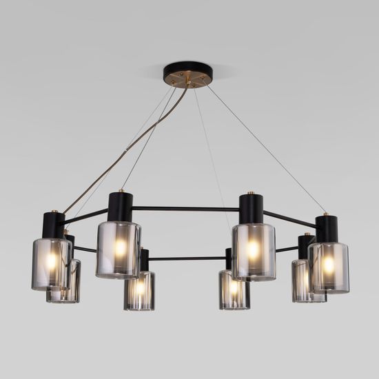 70219/8 / подвесной светильник / черный/античная бронза