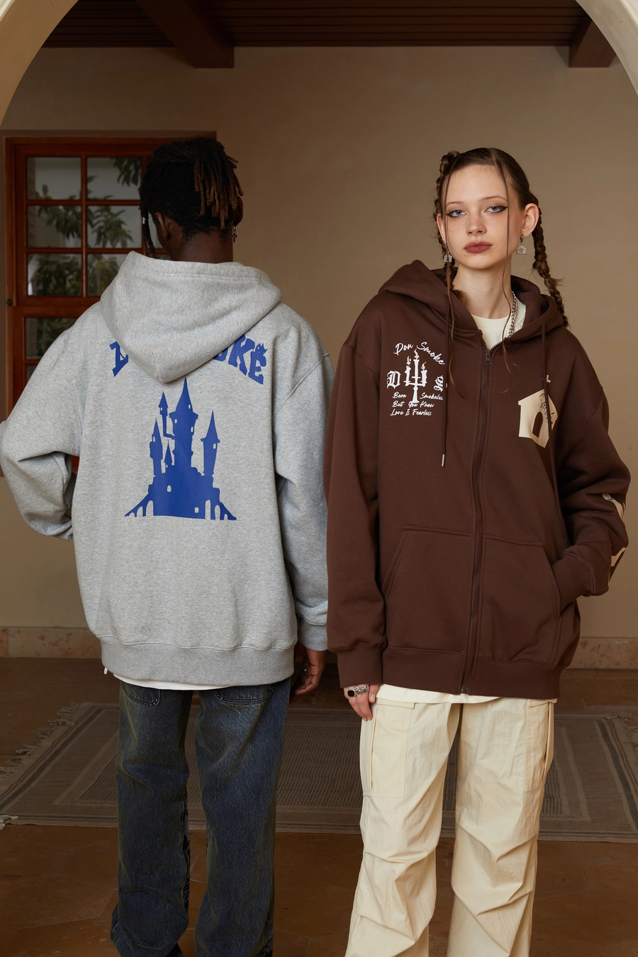 Худи DONSMOKE "DSM Castle" Oversized Zip-Hoodie