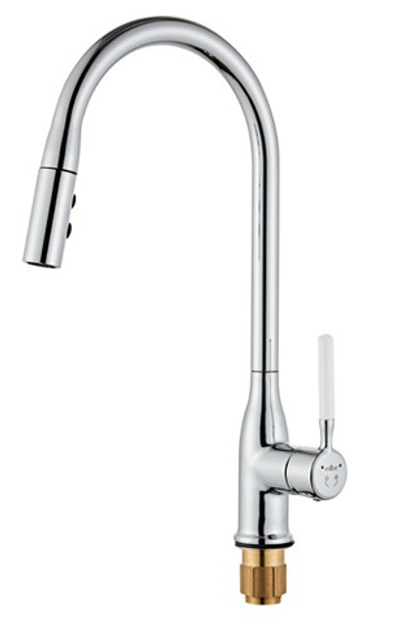 15018-F Смес. од. для кухни выс. с ВЫД. лейкой ViEiR (10/1шт)