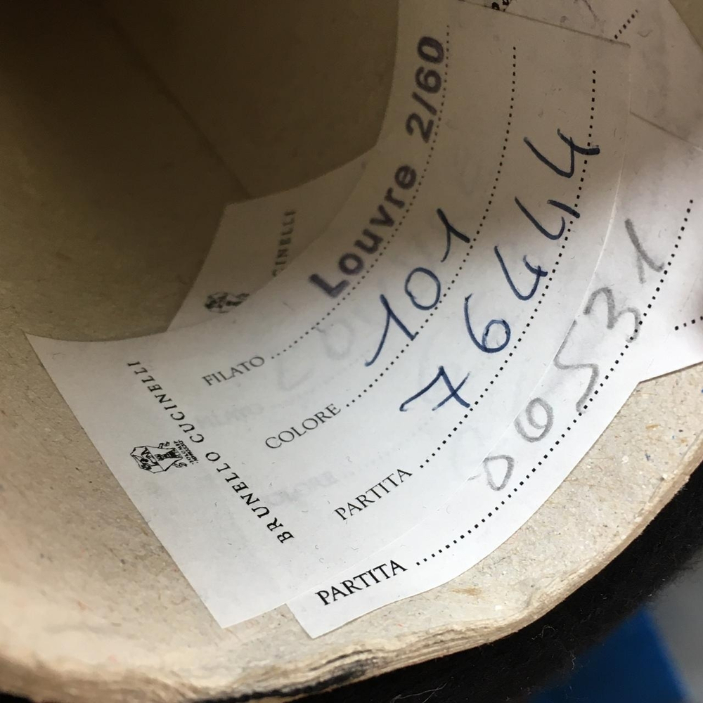 CARIAGGI для Brunello Cucinelli; 90% меринос, 10% кашемир; 3000м/100гр; Col.101 чёрный; ТОЛЬКО маленькие бобинки! 89 и 115гр. S926