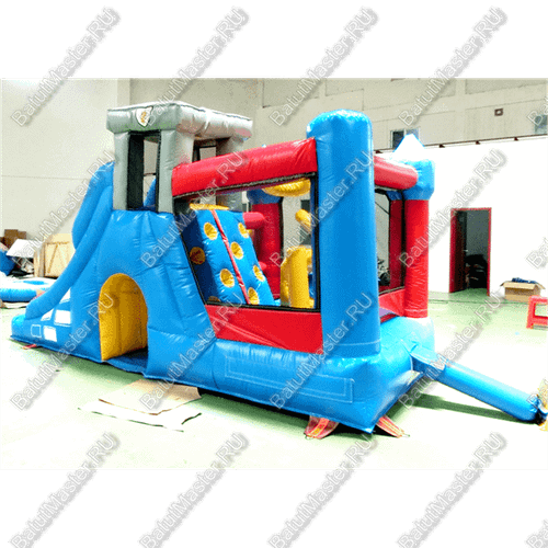 Коммерческий надувной батут "Домик приключений"