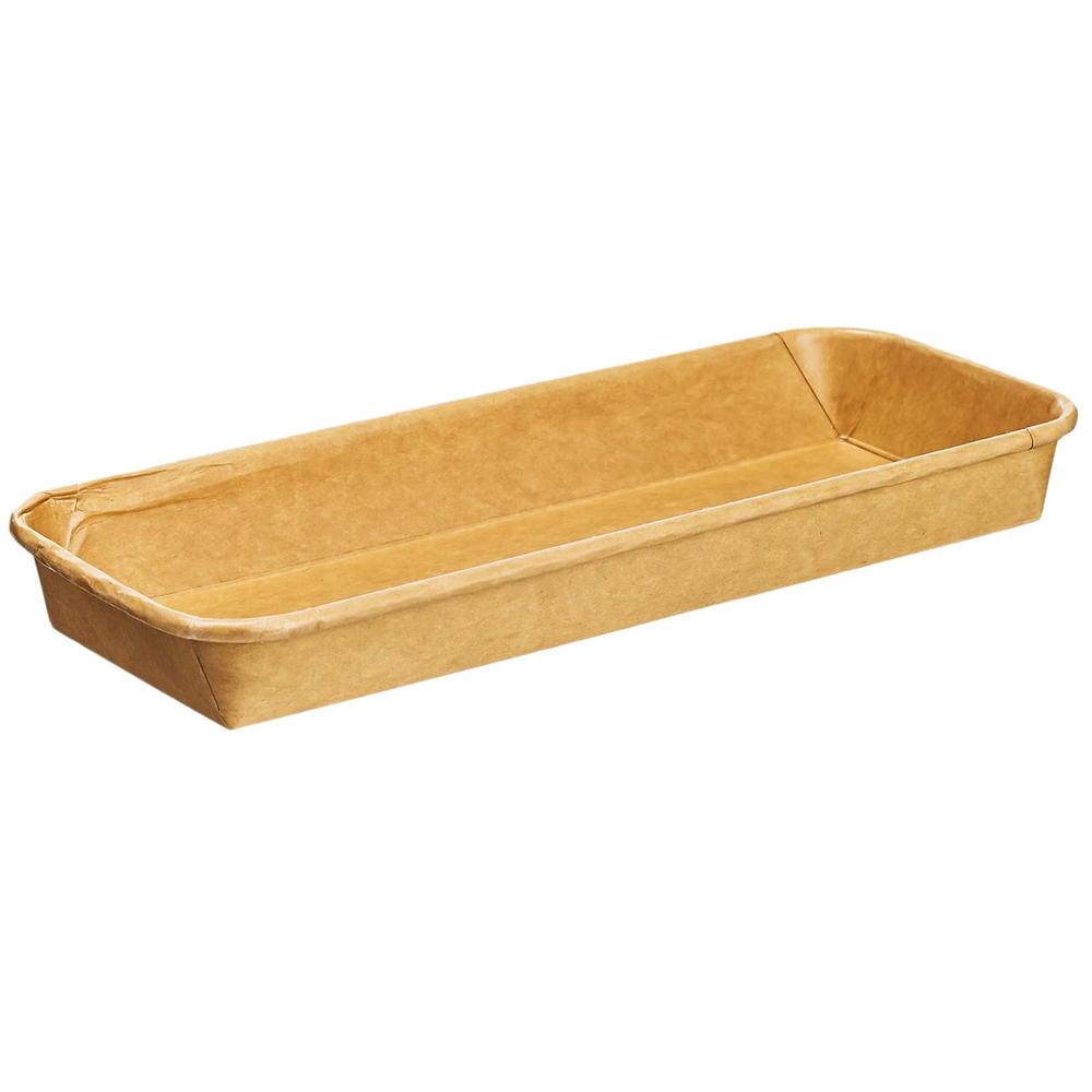Контейнер бумажный Sushi Box с Крышкой 500 мл 91х221х24 мм 1/450
