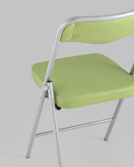 складной Джонни экокожа салатовый каркас металлик