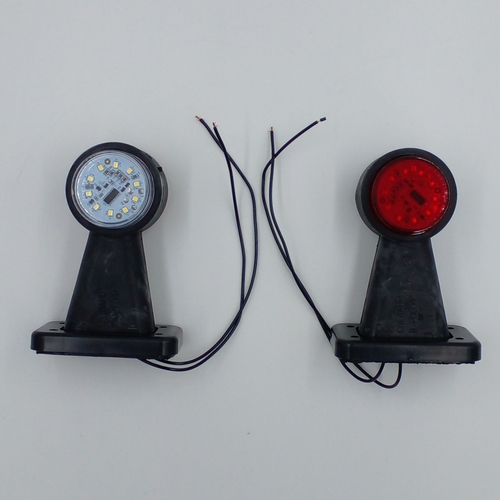 Указатель габаритов (рога) ОГ-33 светодиод бегущий 12-24V для грузовых 2шт