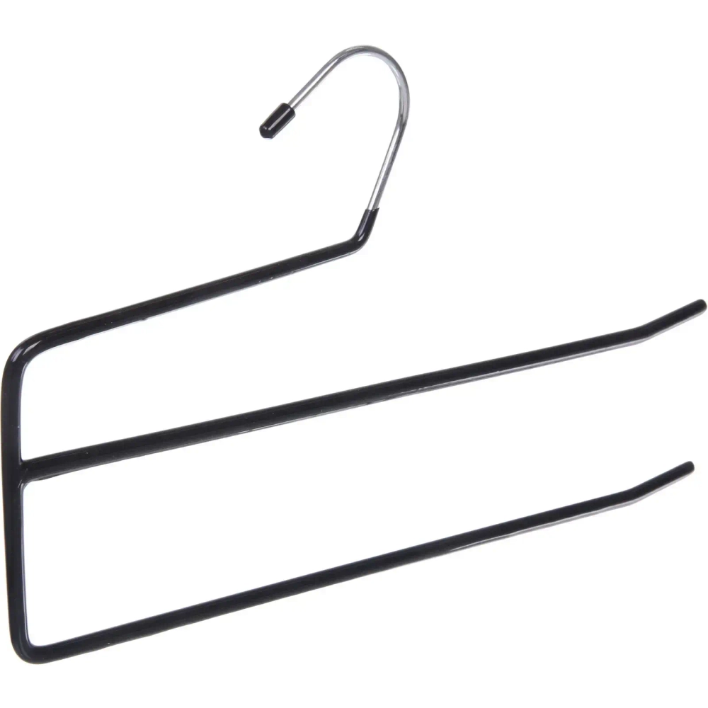 Вешалка для брюк «ИДЕЯДОМА», цвет металл, 2 отд, 18*33см (Лейбл Селфи)✦