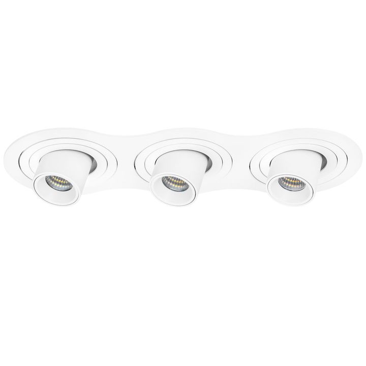 Комплект из светильника и рамки Lightstar Intero Tubo (217636+217164+217164+217164) i636164