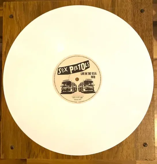 Sex Pistols – Live In The U.S.A - 1978 - White - LP