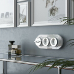 Выключатель на 4 положения двухклавишный Vintage (белый матовый/хром)