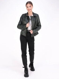 Косуха кожаная куртка женская Турция