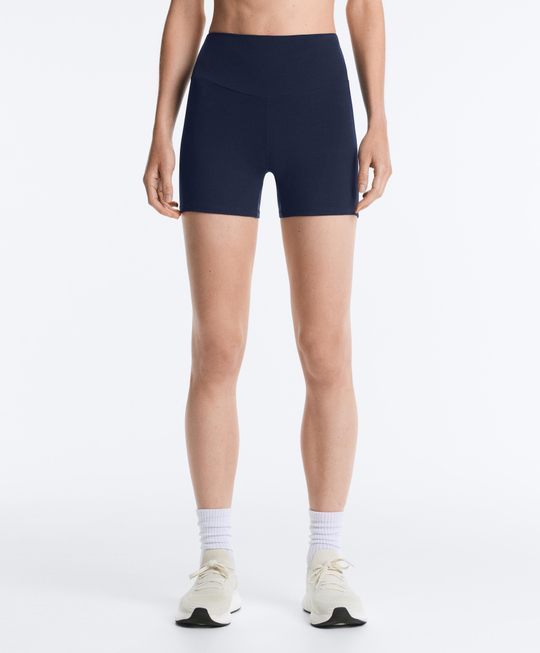 OYSHO Велосипедки Comfortlux с высокой посадкой длиной 10 см, синий